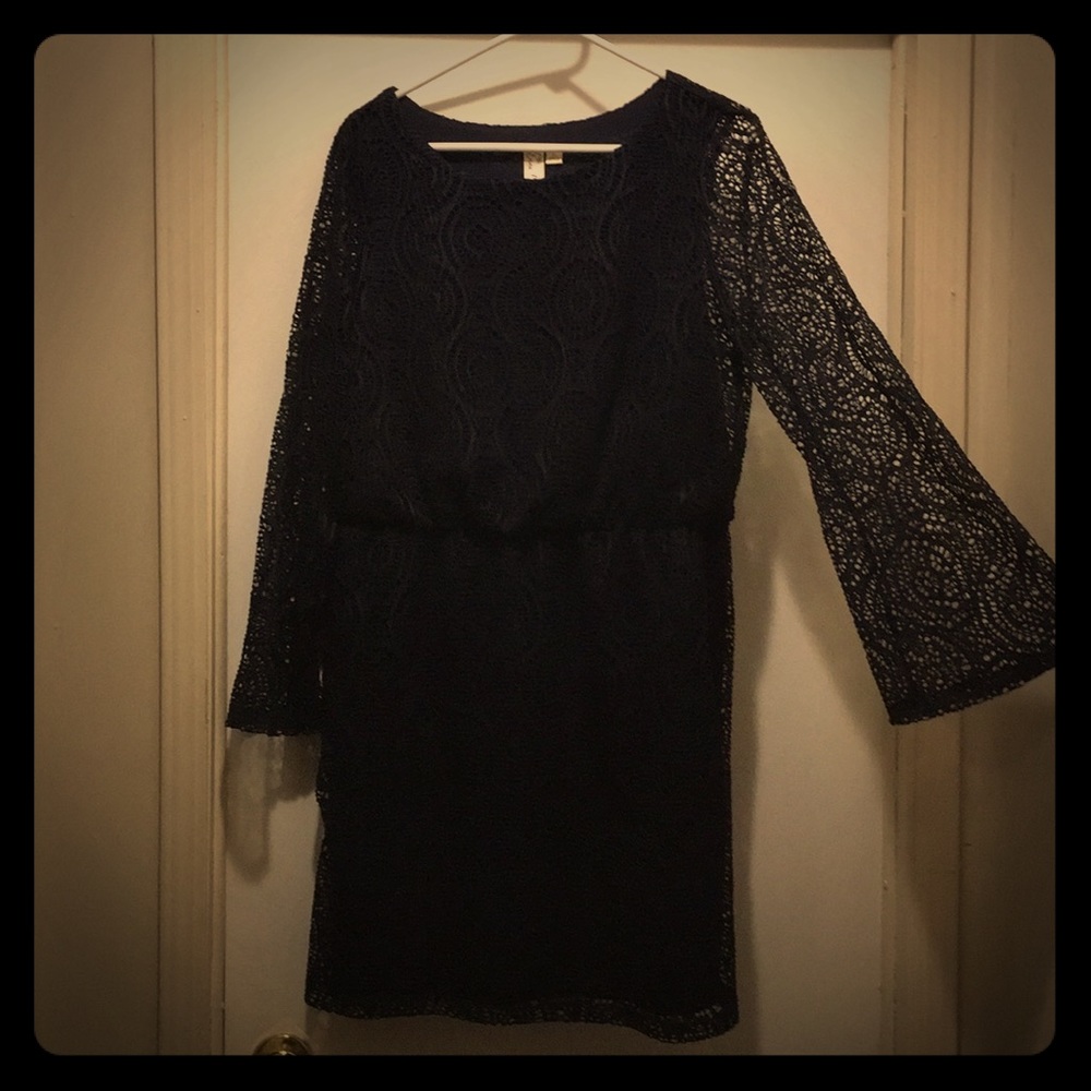 Navy blue dress